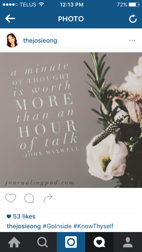 Affirmation Pod - Instagram - Minute of Thought